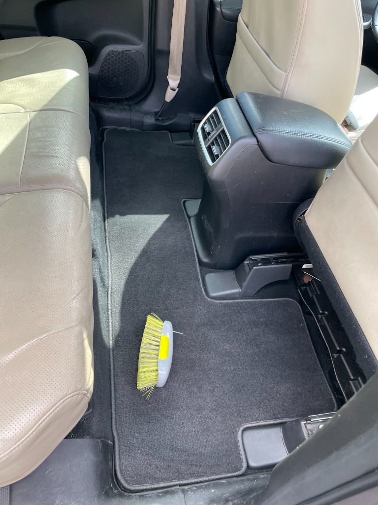 Car interior detailing photo